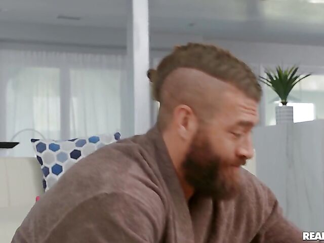 Chubby ebony huge tits girl Barbie Crystal takes a white dick from behind as she plays her favorite video game