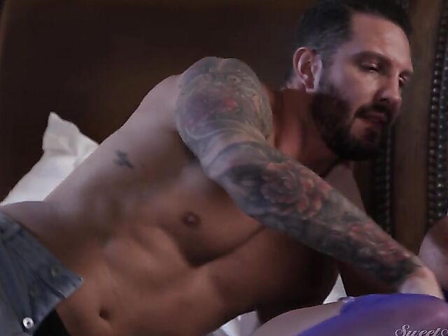 Big tits stockings sex with amazing MILF Rachael Cavalli