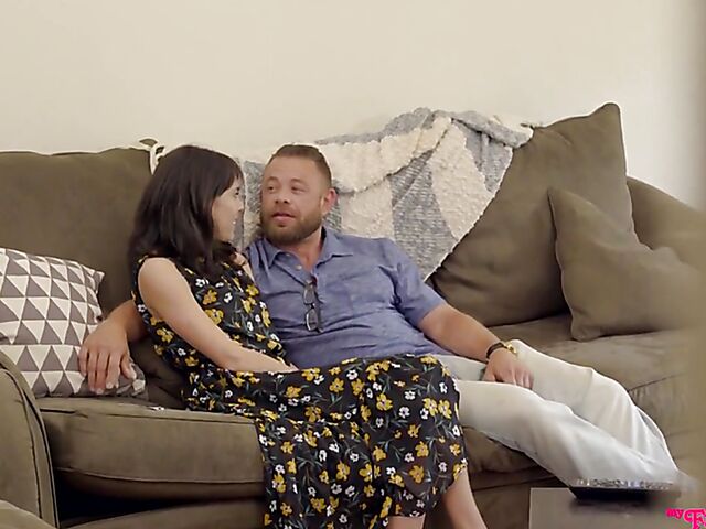 Tiffany Watson - Teen step sister fucks brother and gets spied on