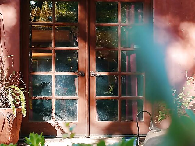 Lesbian threesome in the middle of the kitchen with Jillian Janson, Karlee Grey and Kylie Le Beau