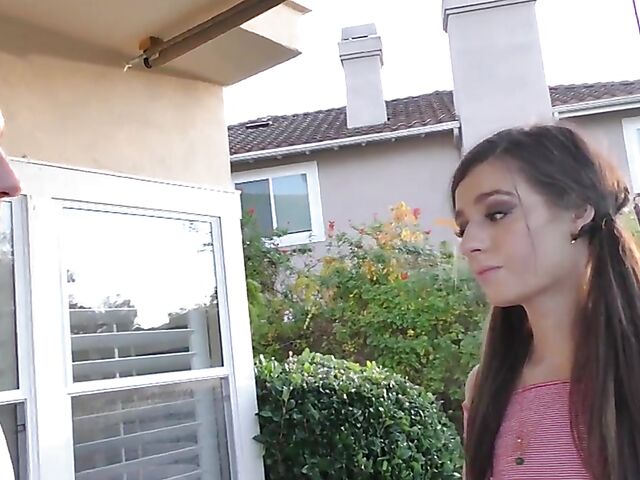 Unhappy Avery Moon gets fucked by her boyfriend's dad