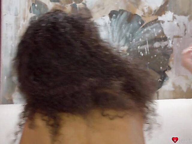 Lesbian interracial girls Stacy Cruz and Romy Indy enjoy themselves