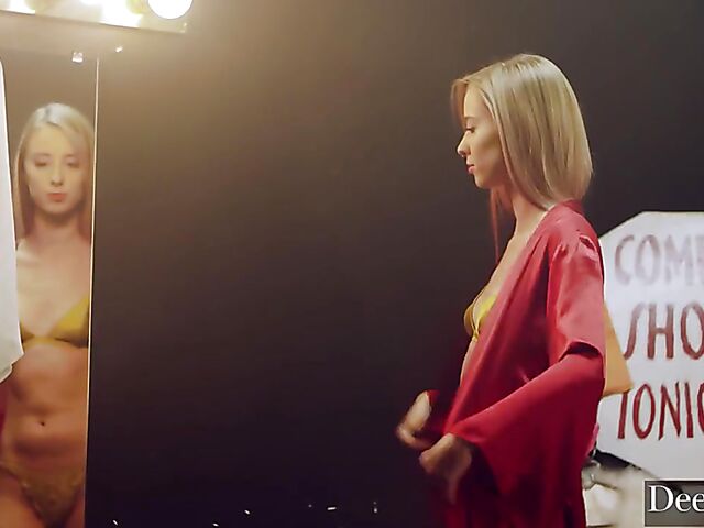 Interracial anal on stage with Haley Reed and Troy Francisco