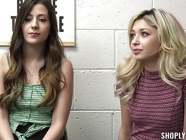 The security officer is glad to have an FFM threesome with two shoplifters Sia Lust and Natalie Brooks