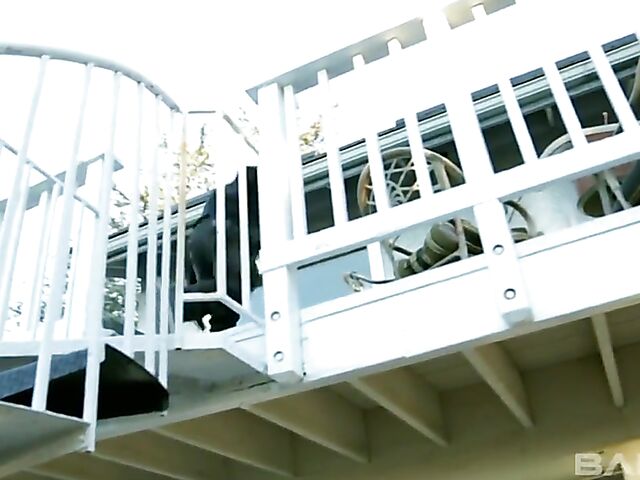 Gorgeous MILF with perfect tits Kagney Linn Karter fucks the burglar