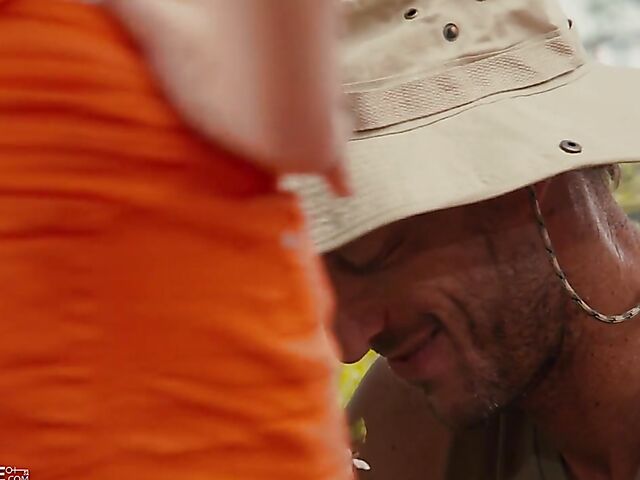 Liv Wild - Outdoor teen and stepdaddy fuck session