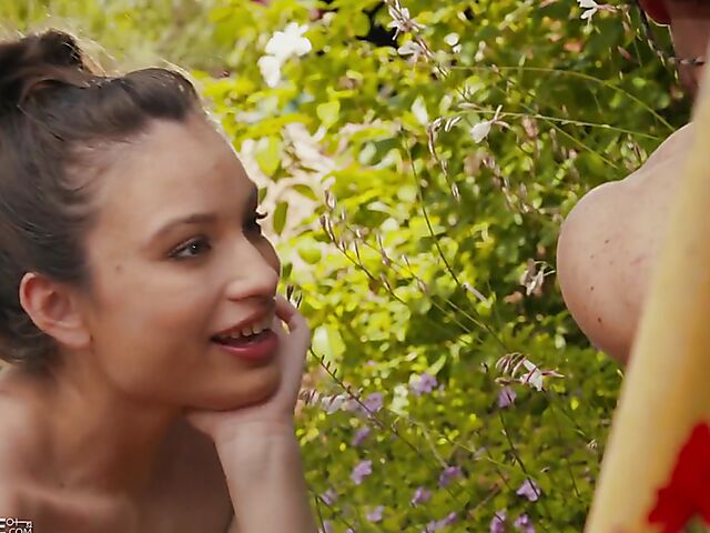 Liv Wild - Outdoor teen and stepdaddy fuck session