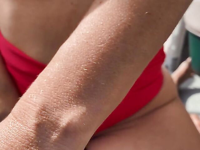 Boat sex on the river with big booby Lacey Bender