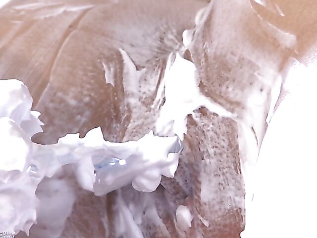 Blue Angel - Shaving her pussy in wrapped bondage to get her ready for good sex