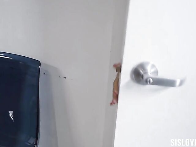 Michelle Anderson - Ebony teen interracial with a fat white cock in her smooth pussy