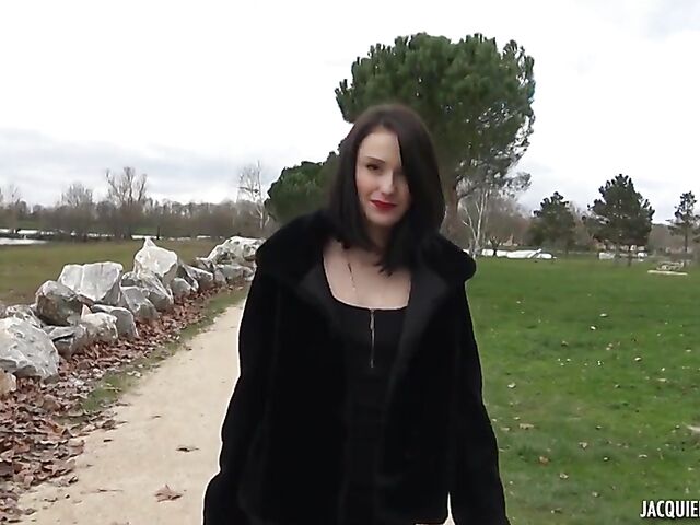 Stockings DP with 26-year-old French lady Alice