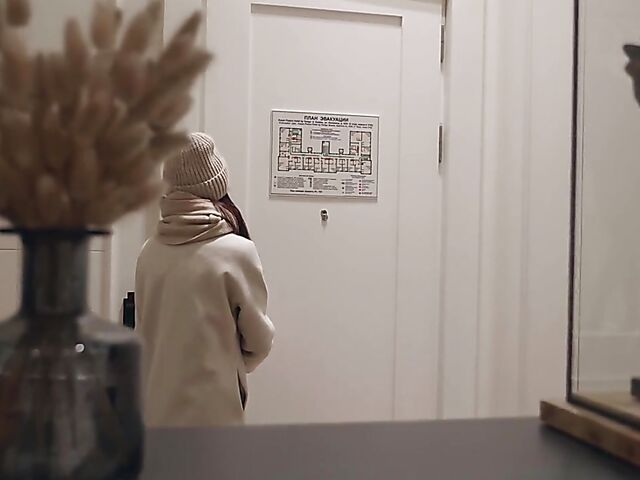 Lilly - Erotic solo fingering in the bathroom