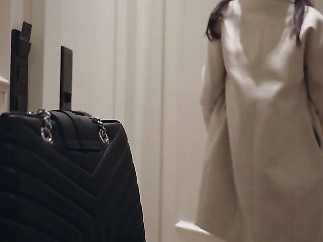 Lilly - Erotic solo fingering in the bathroom