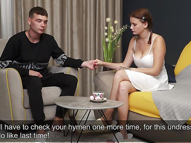 Galinka Nagymellu - Russian busty teen losing virginity with her boyfriend