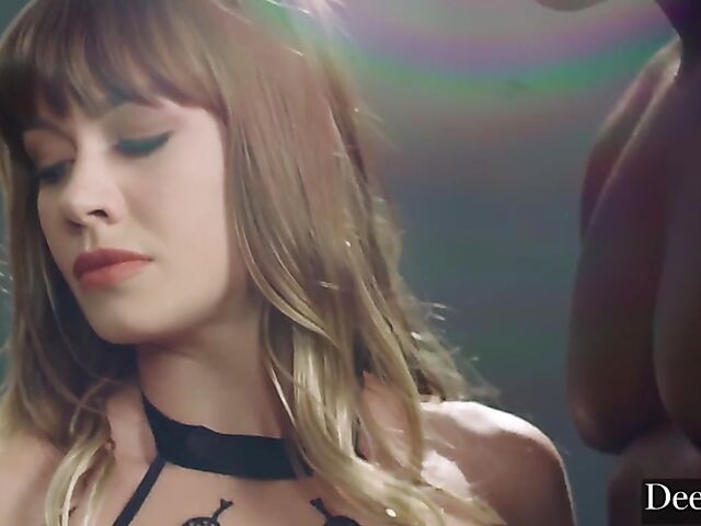 Kinky photoshoot and BBC threesome with hot models Ashley Lane and Naomi Swann