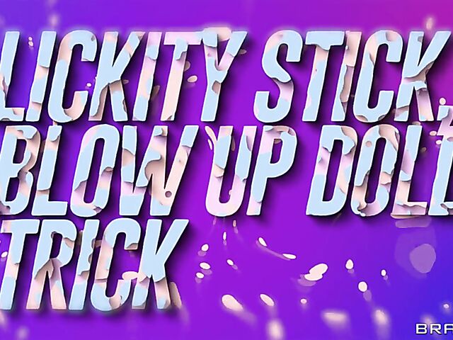 Kenzie Reeves - Horny petite blonde anal in white panties with Xander's blow-up doll next to her