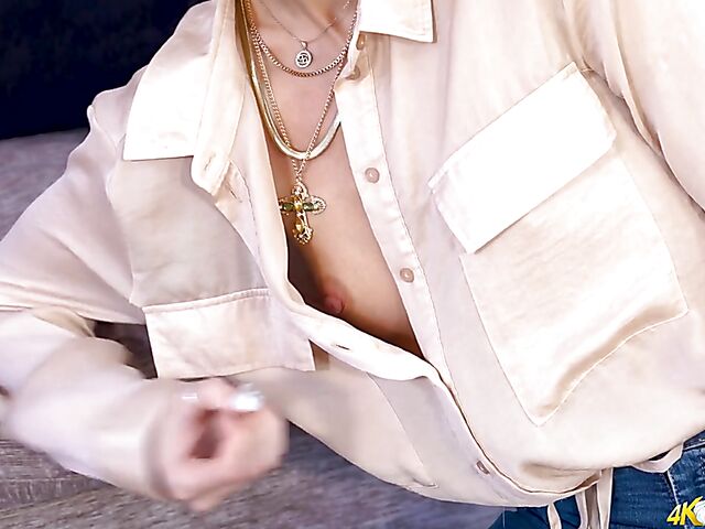 Downblouse jerk instructions from flat chested Rose R