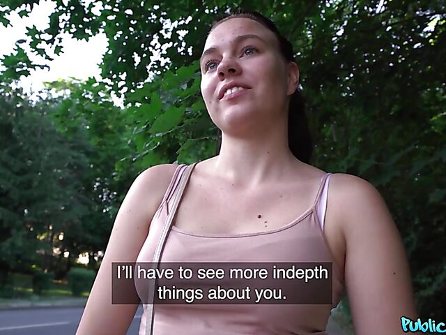 Keira Flow - Public pickup and sex for money outdoor POV