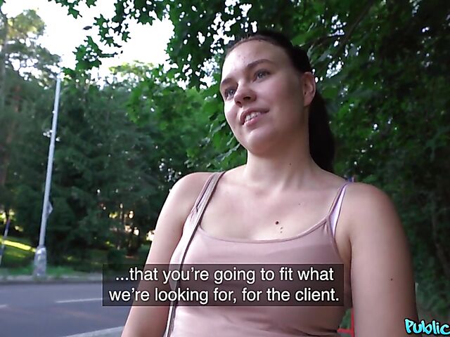 Keira Flow - Public pickup and sex for money outdoor POV