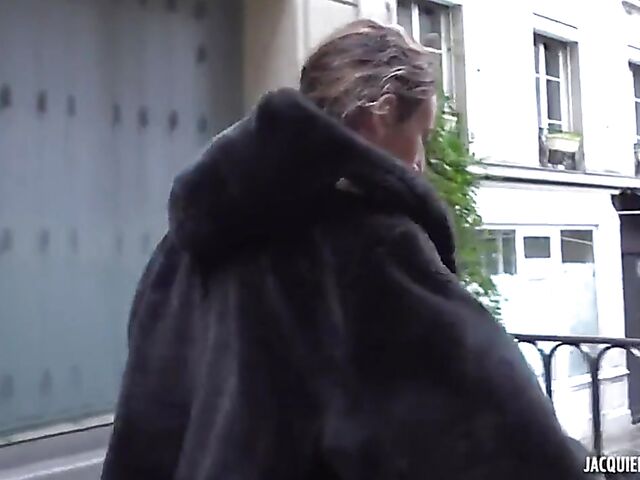 French gang bang with Jemma and four horny dudes