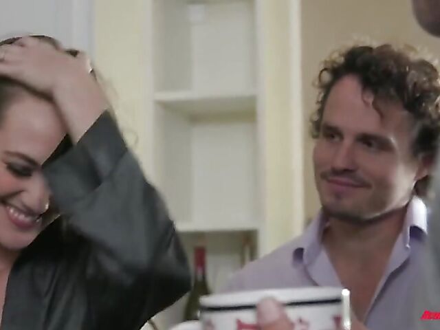 Cuckold threesome scenes with Mandy Muse, Ashley Lane, Kate England and Kate Kennedy