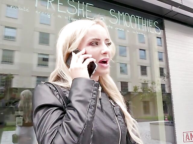 4 on 1 Airtight BBC gangbang with euro blonde Victoria Pure