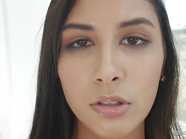 The passion of natural young brunette Gianna Dior