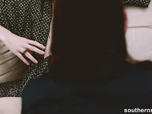 Blake Wilde - Condom blowjob by the fireplace