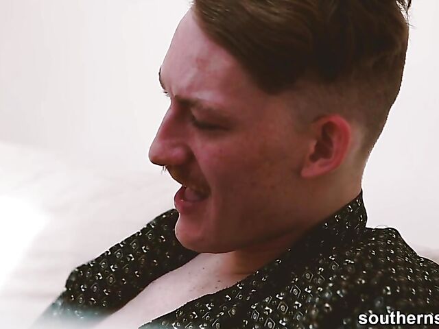 Blake Wilde - Condom blowjob by the fireplace