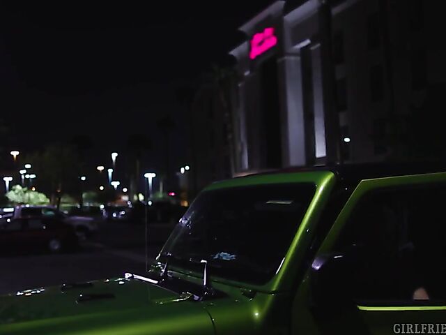 Lesbian date and pussy lick with Kenzie Taylor and Laney Grey