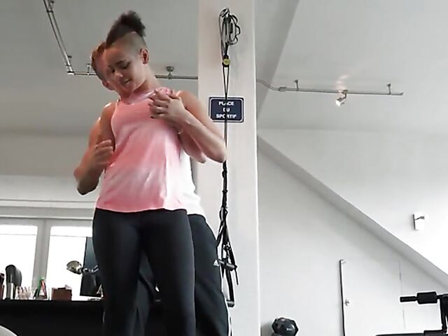 This german porn movie is all about personal trainers and horny fitness babes