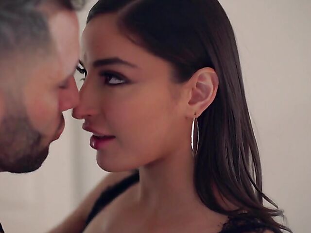 Valentine's Day fuck with cute brunette Emily Willis