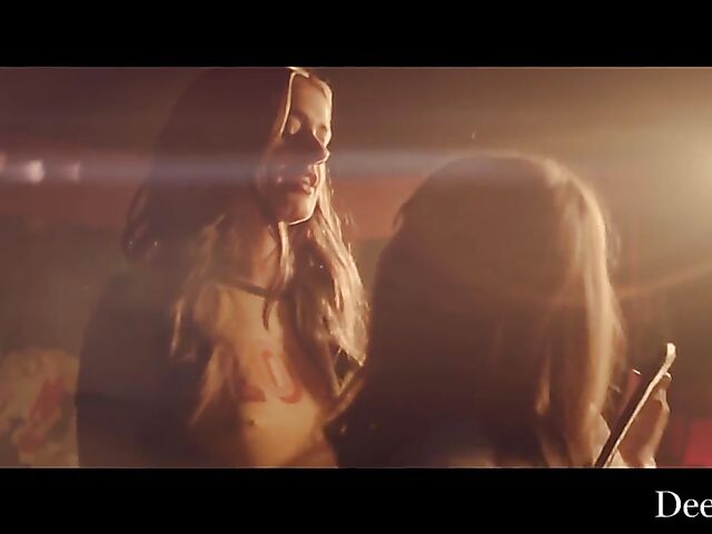 Ryan Reid and Riley Reid lesbian rehearsal