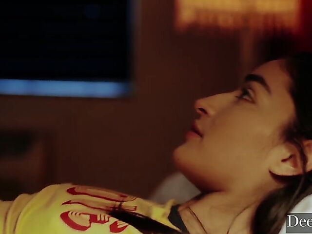 Sweet Emily Willis gets drilled by a long black dick