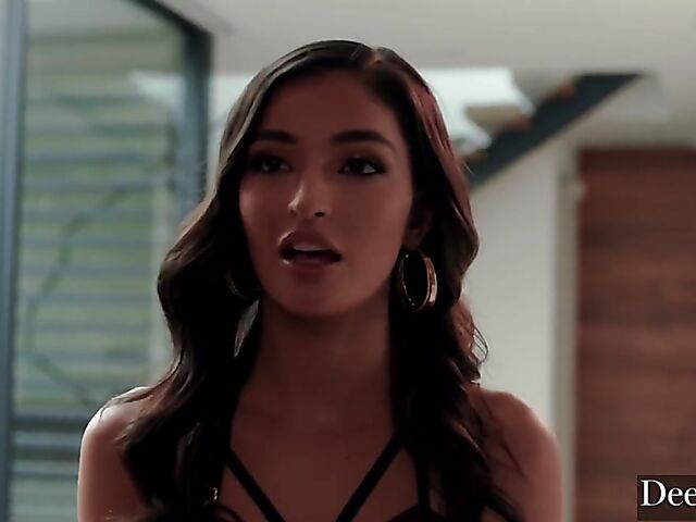 Sweet Emily Willis gets drilled by a long black dick