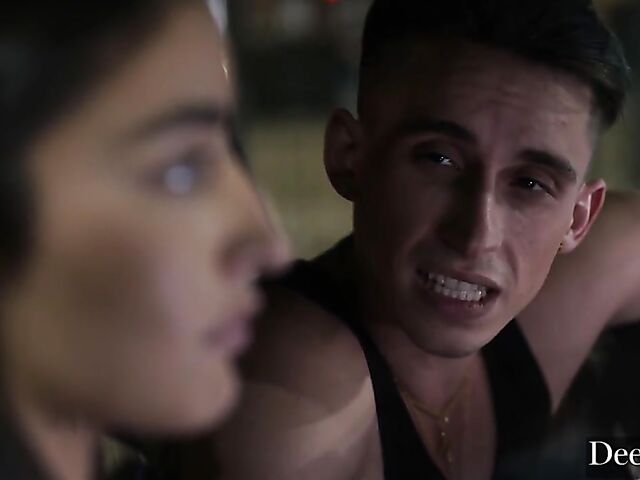 Sweet Emily Willis gets drilled by a long black dick