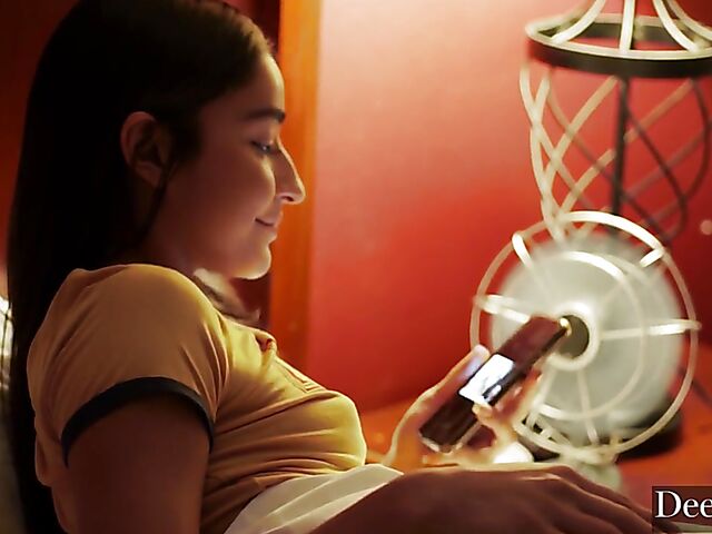 Sweet Emily Willis gets drilled by a long black dick