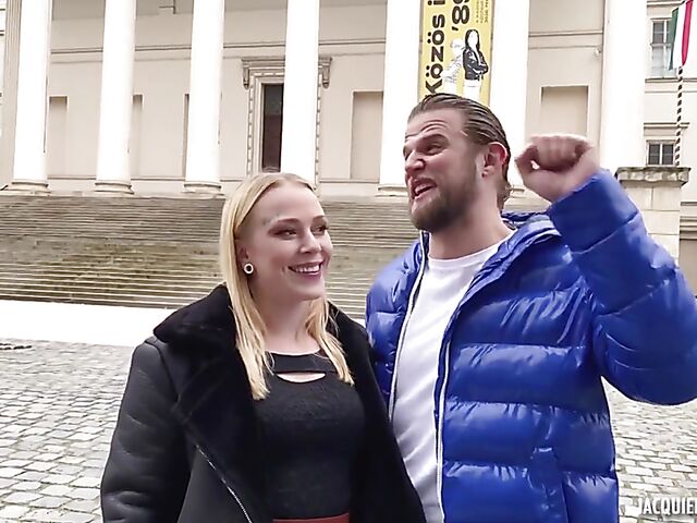 Very hard fuck with 23-year-old pale blonde Chrystal