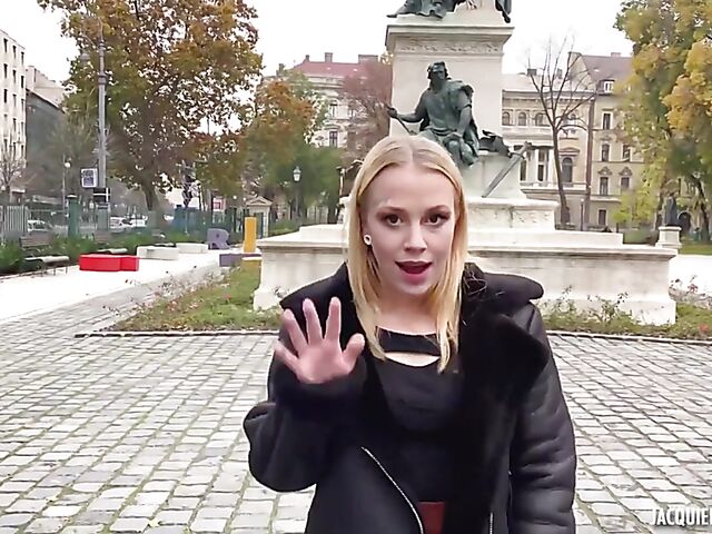 Very hard fuck with 23-year-old pale blonde Chrystal