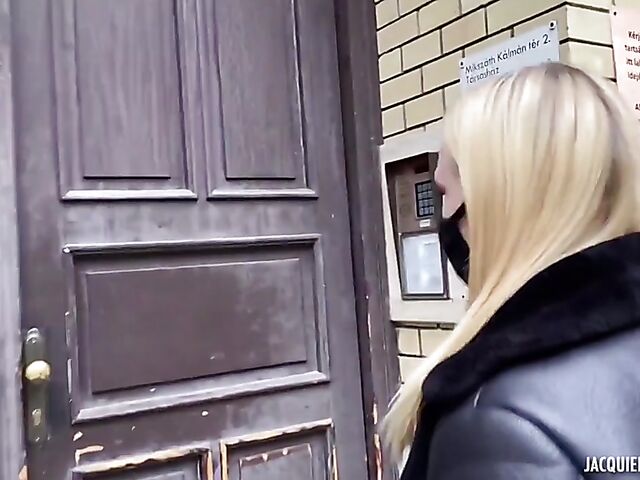 Very hard fuck with 23-year-old pale blonde Chrystal