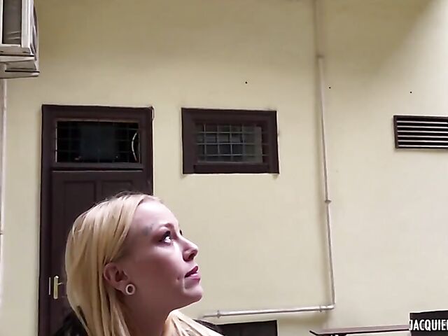 Very hard fuck with 23-year-old pale blonde Chrystal