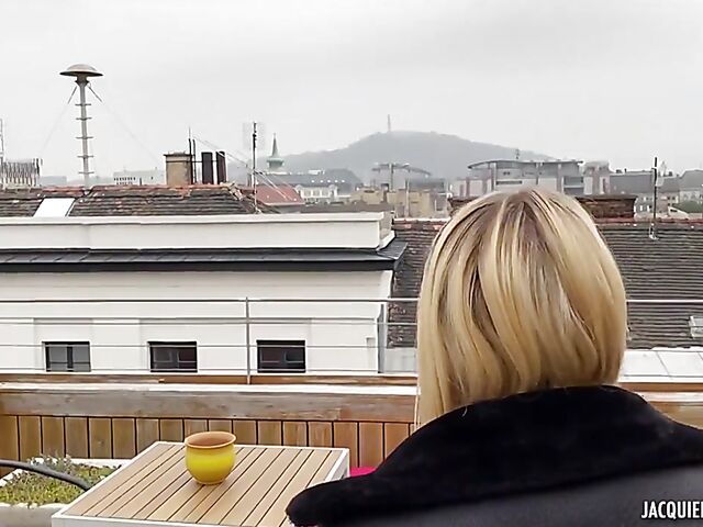 Very hard fuck with 23-year-old pale blonde Chrystal