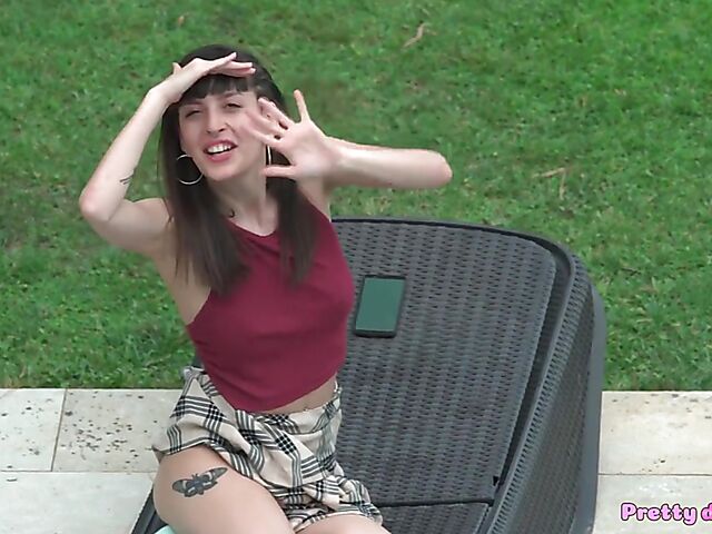 Hot outdoor sex with young latina neihghbor Caomei