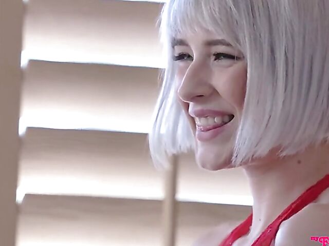 Valentine's Day threesome FFM with Jessie Saint and Kyler Quinn