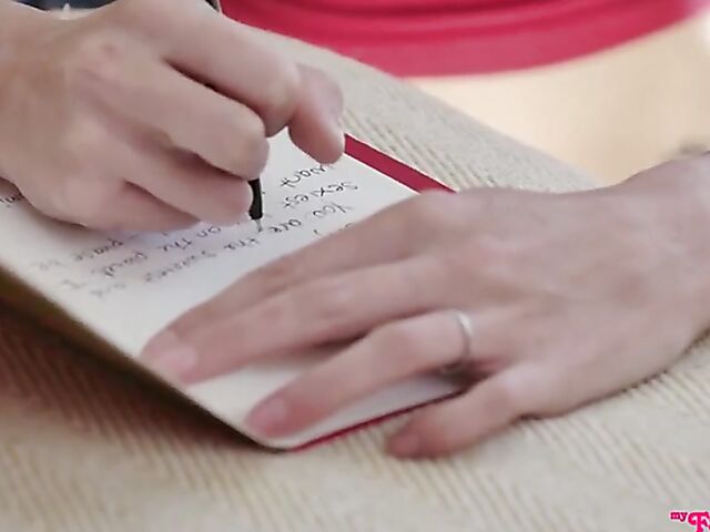 Valentine's Day threesome FFM with Jessie Saint and Kyler Quinn