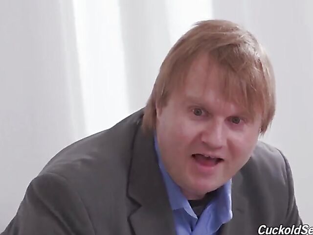 Interracial cuckold gangbang and maximum pleasure for big titted wife Lilly James