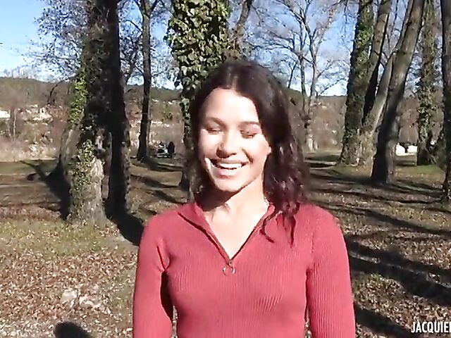 French double vaginal in black stockings with Heivy