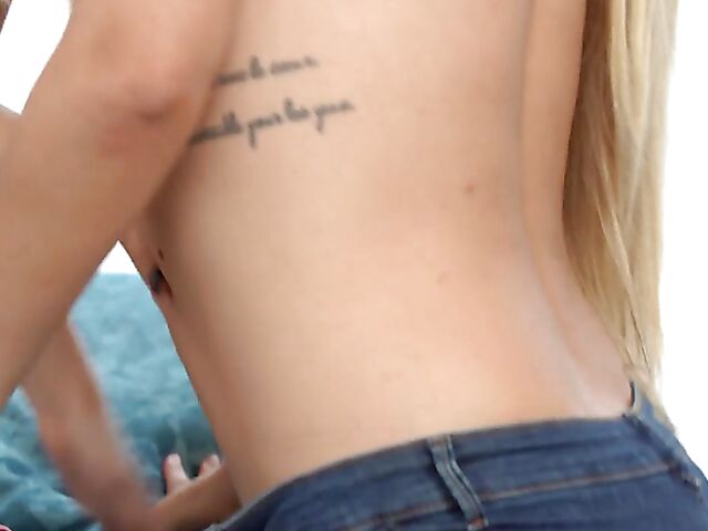 Mona Blue & Shona River - Red wine and sensual lesbian love