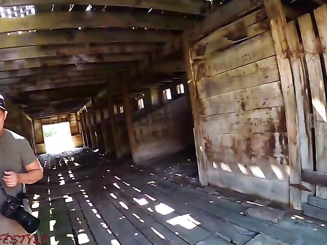 BTS vlog and POV fuck with blonde pornstar Sky Pierce