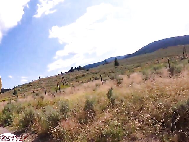 BTS vlog and POV fuck with blonde pornstar Sky Pierce